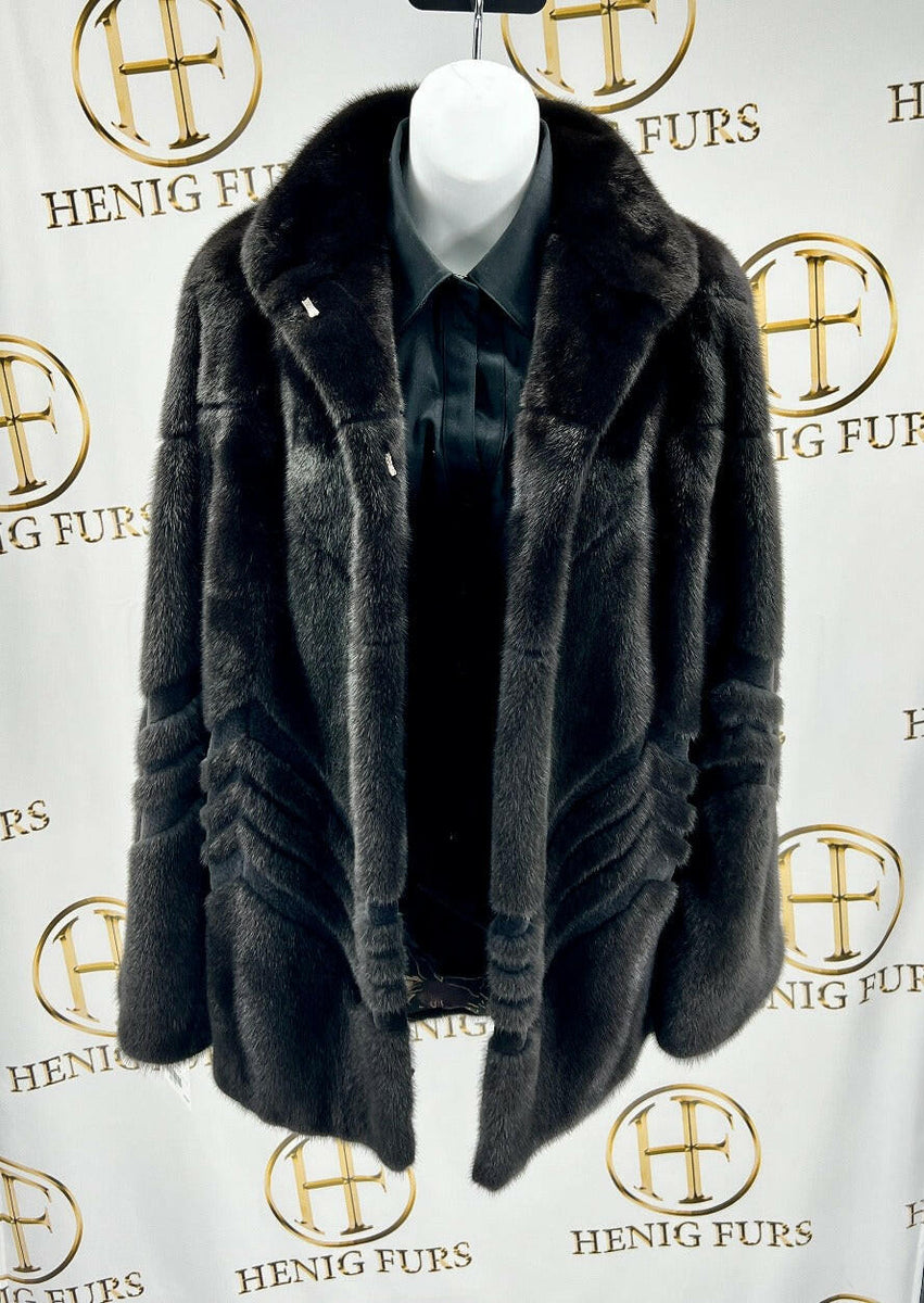 American Legend Chevron Mink Fur Jacket | Henig Furs