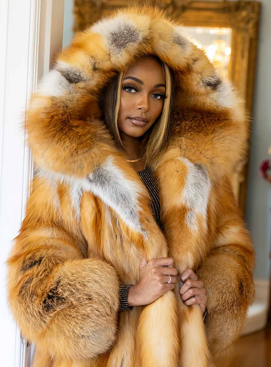 Fur fashion for coat hood