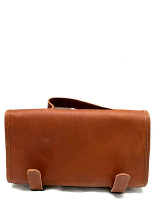 Leather Toiletry Bag.