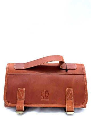 Leather Toiletry Bag.