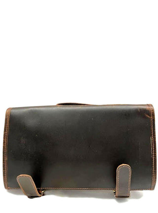 Leather Toiletry Bag.