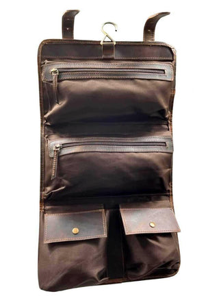 Leather Toiletry Bag.