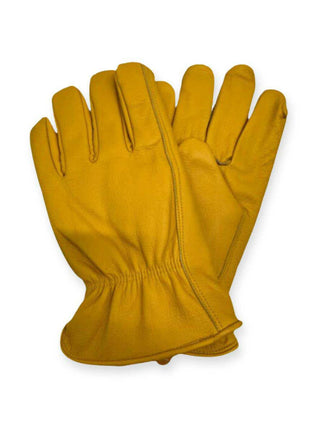 Men's Genuine Buckskin Leather Gloves.