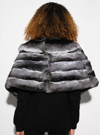 Women's Chinchilla Fur Cape