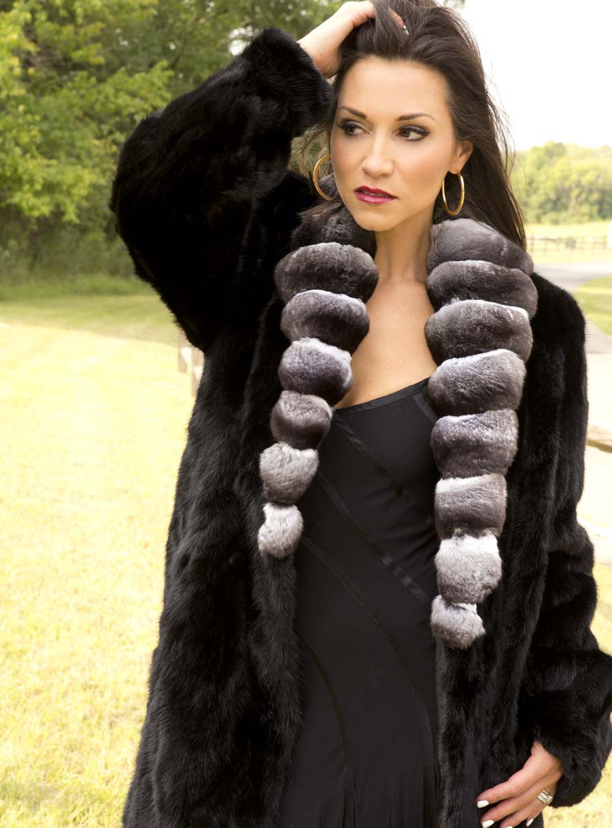 Henig Furs Women's Mink Fur Jacket Ranch / M