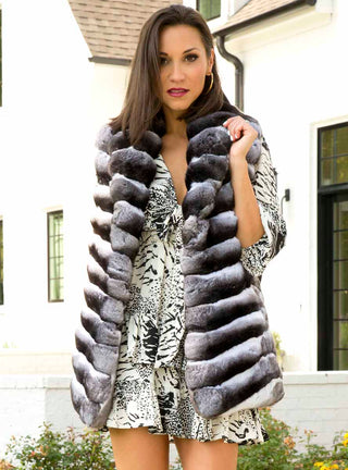 USA Made Chinchilla Fur Vest.