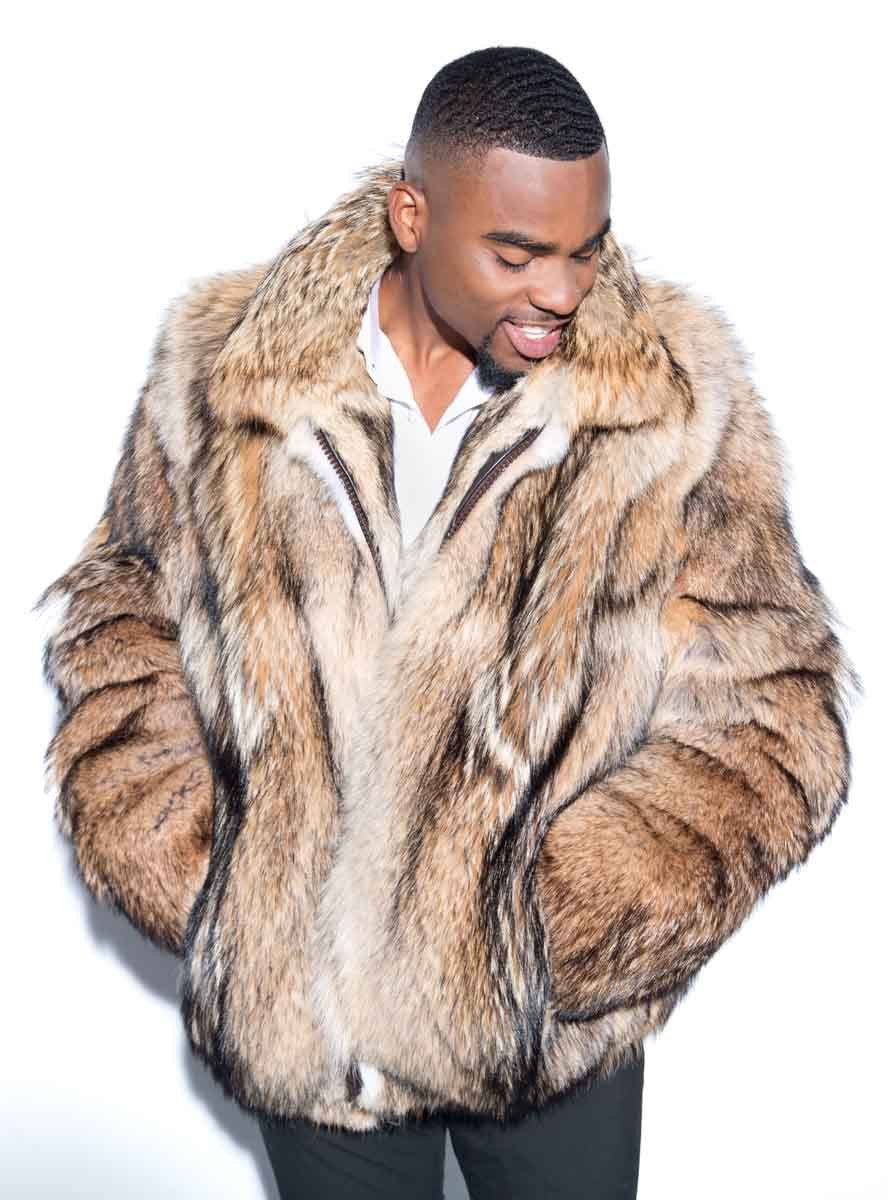 Henig Furs Men's Beaver Fur Jacket M / No Hood