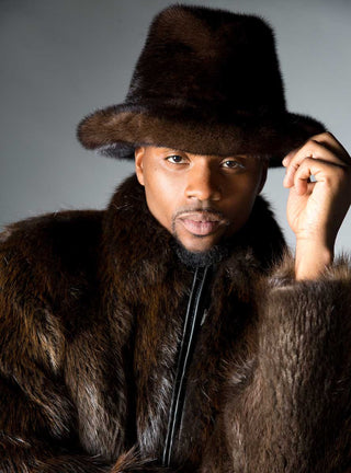 Men's Mink Fur Hat.