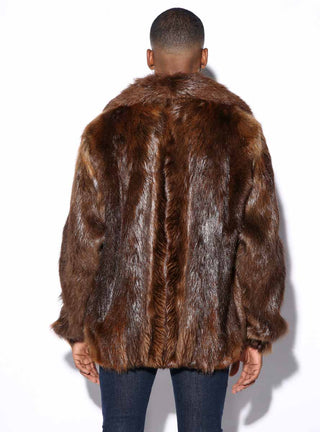 Men's Beaver Fur Jacket.