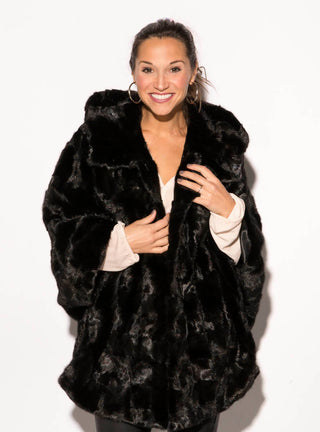 women's mink fur jacket with hood