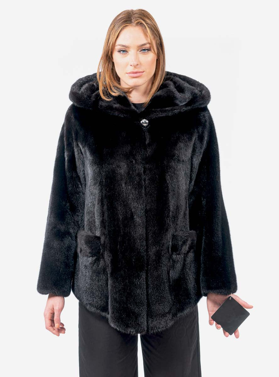 Henig Furs Women's Mink Fur Jacket Ranch / M