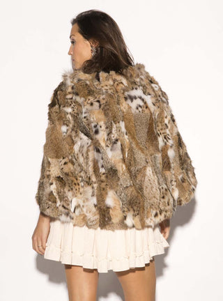 Bobcat Fur Cape.