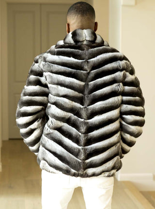 men's chinchilla jacket