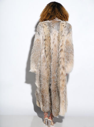 Full Length Canadian Lynx Fur Coat.