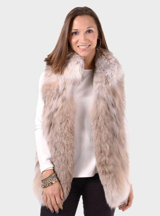 Canadian Lynx Fur Vest.