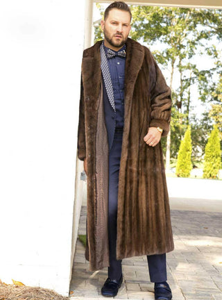 Men's Mink Fur Coat.