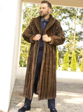 Men's Mink Fur Coat.