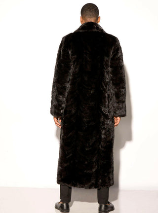 Men's Full Length Mink Fur Coat.