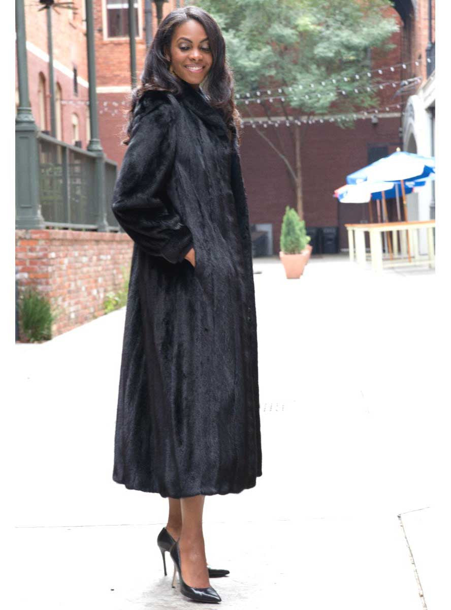Day Furs Inc. Woman's Sheared Mink Fur Jacket