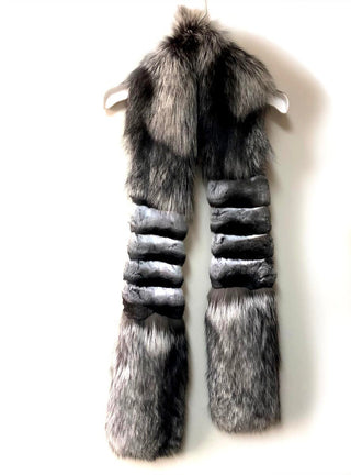 Custom Chinchilla Fur & Fox Fur Fling