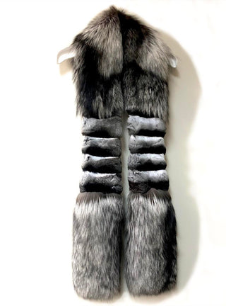 Custom Chinchilla Fur & Fox Fur Fling