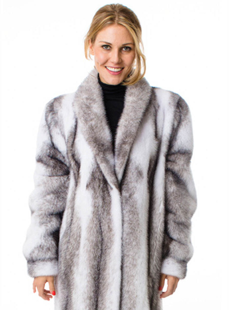 NAFA or SAGA Select Female Mink Fur Coat with Full Swing | Henig Furs